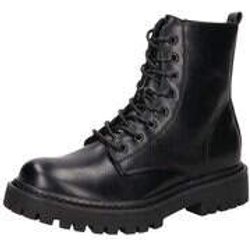 smiling for feet Schnürstiefelette Damen schwarz