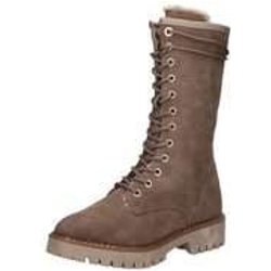 s.Oliver Schnürstiefelette Damen beige