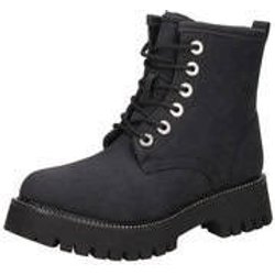 Studio London Schnür Boots Damen schwarz