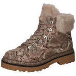 Tamaris Schnür Boots Damen beige