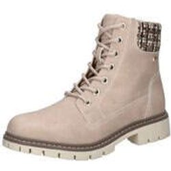 Tom Tailor Schnür Boots Damen beige