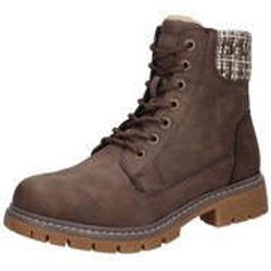 Tom Tailor Schnür Boots Damen beige