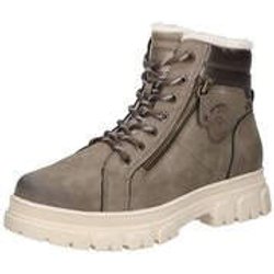 Tom Tailor Schnür Boots Damen grau