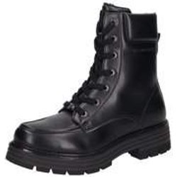 Tom Tailor Schnür Boots Damen schwarz