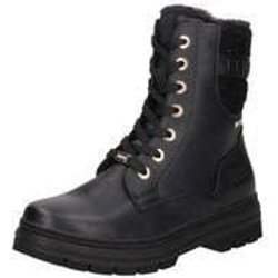 Tom Tailor Schnür Boots Damen schwarz