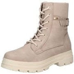 Tom Tailor Schnürstiefelette Damen beige