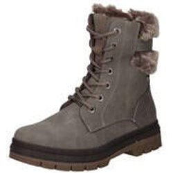 Tom Tailor Schnürstiefelette Damen grün
