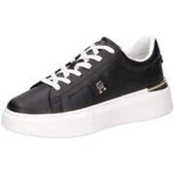 Tommy Hilfiger Th Fashion Court Sneaker Damen schwarz