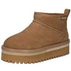 Tommy Hilfiger Tjw Flatform Boot Suede Damen beige