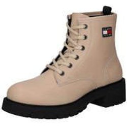 Tommy Hilfiger Tjw Lace Up Leather Boot Damen beige