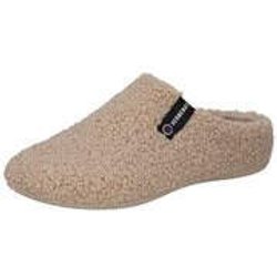 Verbenas York Nairobi Hausschuhe Damen beige