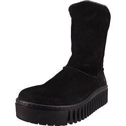 Damen Winterstiefel Stiefel Brighton gefüttert 1511 Schwarz ... 37
