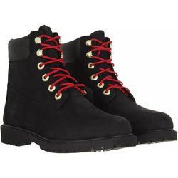 Stiefeletten schwarz Schnürstiefel 37