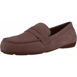Damen  Halbschuhe Slipper F-Weite 44.200 Creme 12 Silk Leder 4