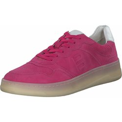 BAGATT Damen Sneaker Schnürschuhe Halbschuhe pink weiß Velou... 37