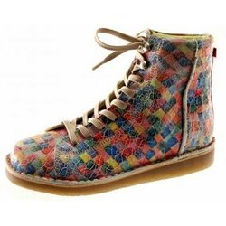 Grünbein Damen Schnürboots Louis lose Einlage, Mosaik 37
