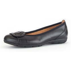 Ballerinas schwarz Gabor Fashion sportliche Ballerinas 44.1 36
