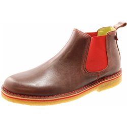 Grünbein Herren Chelsea Boots Reto lose Einlage, rotbraun 35