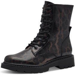 Damen Elegante Stiefelette 1-25918-43 Schwarz 360 Leopard T... 37