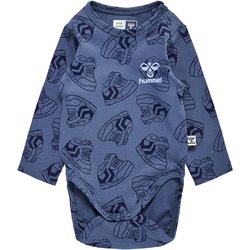 hummel hmlSNEAKER langarm Baby-Stramplers 7050 - bering sea 80