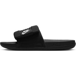 NIKE Offcourt Adjust Badelatschen Herren 001 - black/white-black 44