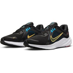 NIKE Quest 5 Laufschuhe Damen 006 - black/citron pulse-white-picante red 43