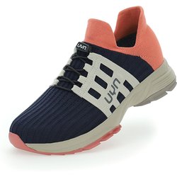 UYN Washi XC Sneaker mit brauner Sohle Damen K970 - night blue/coral 37