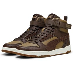 PUMA RBD Game Winterized Mid-Top Sneaker gefüttert 08 - chocolate chip/chocolate/puma gold 48
