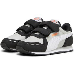 PUMA Cabana Racer Sl 20 Baby-Sneaker mit Klettverschluss 11 - ash gray/puma white/puma black 23
