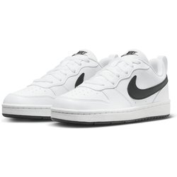 NIKE Court Borough Low Recraft Sneaker Kinder 104 - white/black 35.5