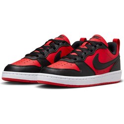 NIKE Court Borough Low Recraft Sneaker Kinder 600 - university red/black-white 37.5