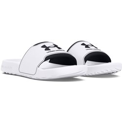 UNDER ARMOUR Ignite Select Slides Badelatschen Herren 100 - white/white/black 46