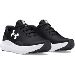 UNDER ARMOUR Surge 4 Laufschuhe Jungen 001 - black/anthracite/white 36.5