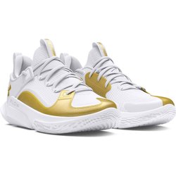 UNDER ARMOUR Flow FUTR X 3 Basketballschuhe 103 - white/white/metallic gold 38