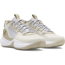 UNDER ARMOUR Lockdown 6 Basketballschuhe 103 - white/silt/metallic gold 45