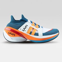 UYN Synapsis Laufschuhe mit orangefarbener Sohle Damen A140 - blue/white 41