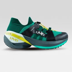 UYN 6Sense Trailrunning-Schuhe mit grüner Sohle Herren H036 - anthracite/deep lake 47
