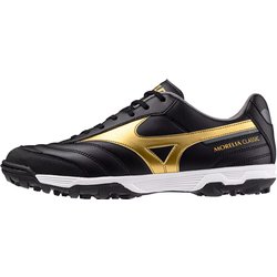 Mizuno Morelia Sala Classic TF Multinocken-Fußballschuhe 50 - black/gold/dark shadow 44