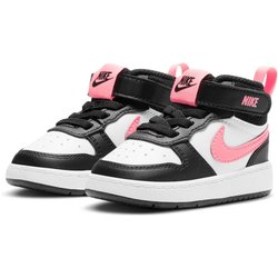 NIKE Court Borough Mid 2 Baby-Sneaker 005 - black/sunset pulse-white 22