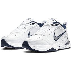 NIKE Air Monarch IV Fitnessschuhe Herren 102 - white/metallic silver 46