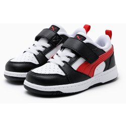 PUMA Rebound V6 Low AC+ Baby-Sneaker 04 - PUMA white/for all time red/PUMA black 24