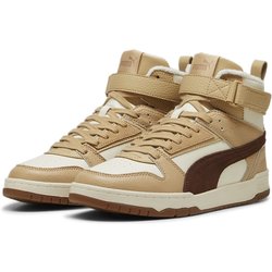 PUMA RBD Game Winterized Mid-Top Sneaker gefüttert 09 - alpine snow/haute coffee/puma team gold 48