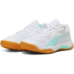 PUMA Solarflash III W+ Hallenschuhe 01 - PUMA white/electric peppermint 42.5