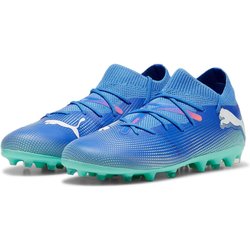 PUMA Future 7 Match MG Fußballschuhe Kinder 01 - bluemazing/puma white/electric peppermint 30