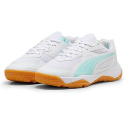 PUMA Solarflash III Hallenschuhe Kinder 04 - PUMA white/electric peppermint 37