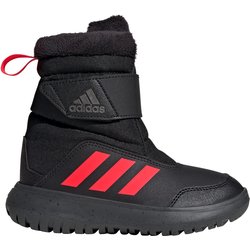 adidas Winterplay Stiefel Kinder IF1718 - core black/solar red/iron met. 34