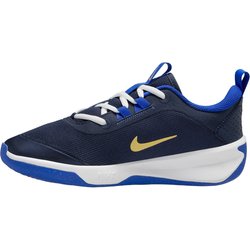 NIKE Omni Multi-Court Hallenschuhe Kinder 404 - midnight navy/hyper royal-saturn gold 38.5
