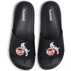 hummel 1. FC Köln Badelatschen 2024/25 1198 - anthracite/chinese red 37