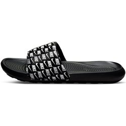NIKE Victori One Printed Badelatschen Herren 006 - black/white-black 49.5
