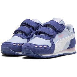 PUMA Cabana Racer Sl 20 Baby-Sneaker mit Klettverschluss 20 - cool weather/puma white/blue crystal/rose mauve 20